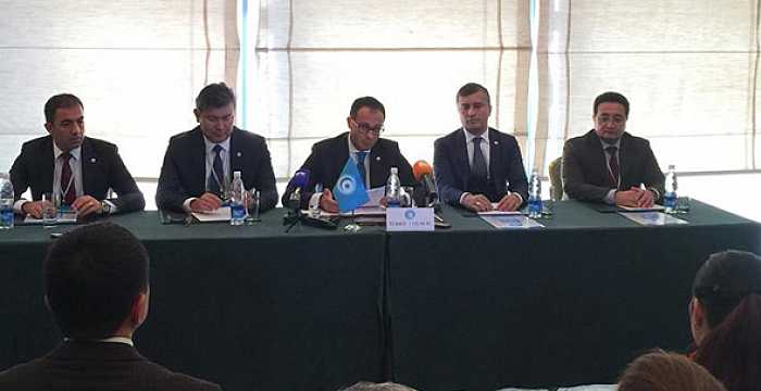 The Head of the Mission, Secretary General of the Turkic Council Ambassador Ramil Hasanov shared the outcomes the Observer Mission of the Turkic Council regarding the Election during a press conference