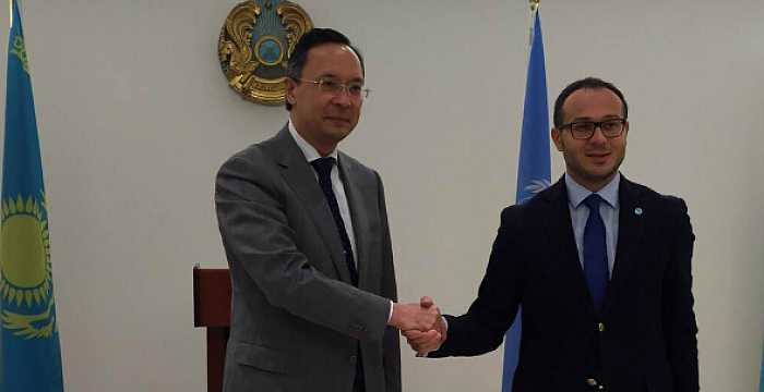 The Secretary General of the Turkic Council Ambassador Ramil Hasanov came together with the Permanent Representatives of the Turkic Council Member States to the United Nations (UN) on 24 September 2015 in New York.