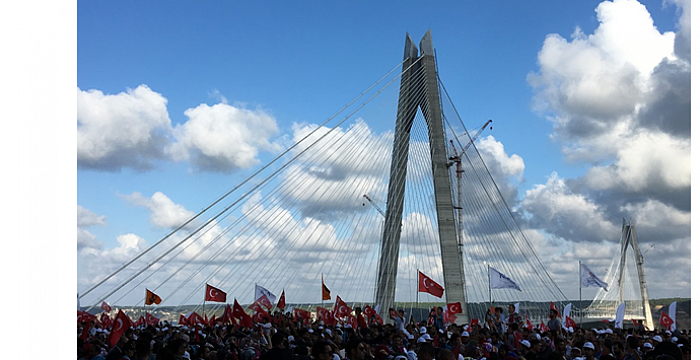 The Secretary General of the Turkic Council Ambassador Ramil Hasanov attended the opening ceremony of Yavuz Sultan Selim Bridge.