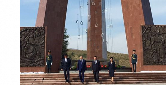 Ambassador Ramil Hasanov, Secretary General of the Turkic Council participated in the Opening Ceremony of the Memorial Complex Ata-Beyit.