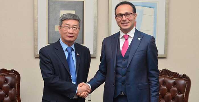 Secretary General of the Turkic Council Ambassador Ramil Hasanov had a bilateral meeting with Ambassador Jianwei Gong, Executive Director of Conference on Interaction and Confidence Building Measures in Asia (CICA)