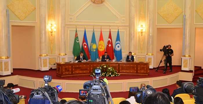 Secretary General of the Turkic Council Ambassador Ramil Hasanov held a press conference following the Fifth Summit of the Heads of States of the Turkic Council.