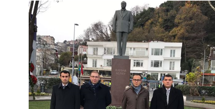 Secretary General of the Turkic Council  Ambassador Ramil Hasanov participated in the commemoration ceremony of the Great Leader of Azerbaijan Haydar Aliyev.