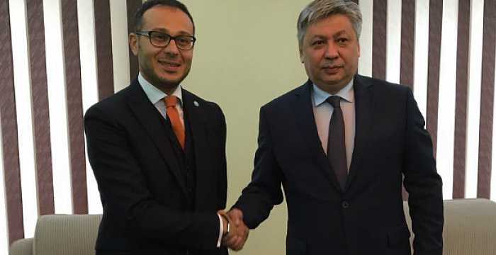 As a part of his official visit to Kyrgyzstan, Turkic Council Secretary General Ambassador Ramil Hasanov met with Minister of Foreign Affairs of the Kyrgyz Republic Erlan Abdyldaev on 6 April 2017.