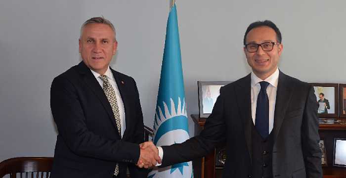 The Secretary General of the Turkic Council Ambassador Ramil Hasanov met with the Ambassador of Hungary to Ankara Gabor Kiss at the Secretariat of the Turkic Council.