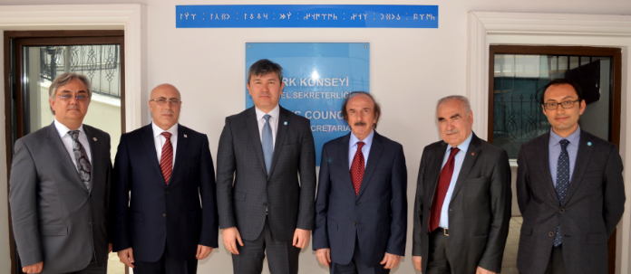 A delegation from the Union of Engineers and Architects of the Turkic World headed by Secretary General Mr. İlyas Demirci paid a visit to the Turkic Council Secretariat on 25 February 2016.