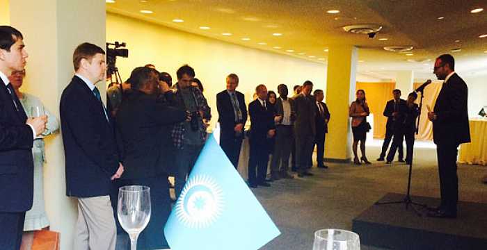 Secretary General Ambassador Ramil Hasanov hosted a Reception at the United Nations Headquarters. 