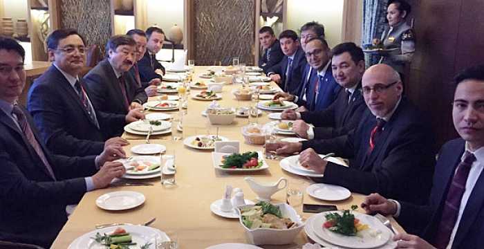 Ambassador Ramil Hasanov, Secretary General of Turkic Council hosted an official lunch prior to the coordination meeting of TURKPA, TURKSOY and Turkic Academy under the auspicies of Turkic Council.