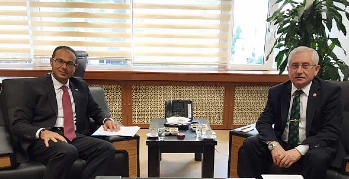 Turkic Council Secretary General Ambassador Ramil Hasanov visited Mr. Sadi Güven, President of Supreme Election Board of Turkey on 3 June 2015 in Ankara.