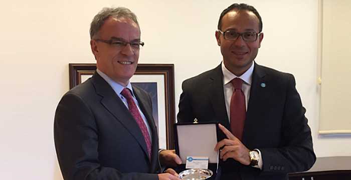 Turkic Council Secretary General Ambassador Ramil Hasanov paid a courtesy visit to Ambassador Şevki Mütevellioğlu, Director General of Protocol of the Ministry of Foreign Affairs of the Republic of Turkey.