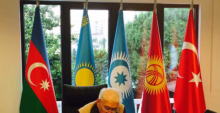 Chairman of Central Election Commission of Kazakhstan Mr.Kuandyk Turgankulov visited Turkic Council  premises. 