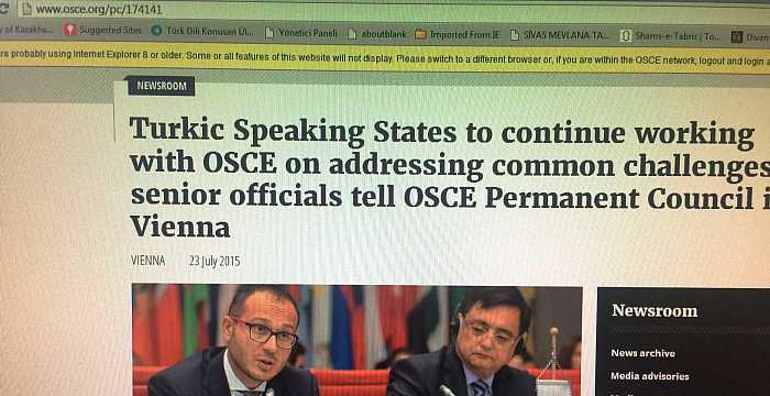 The address of the Turkic Council Secretary General Ambassador Ramil Hasanov to OSCE Permanent Council is published at the official web-site of OSCE.