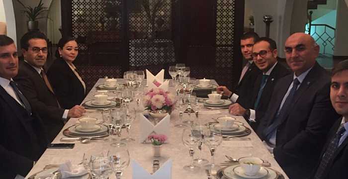 Turkic Council Secretary General Ambassador Ramil Hasanov attended lunch hosted by the Ambassador of the Republic of Turkey to Bishkek, Metin Kılıç.