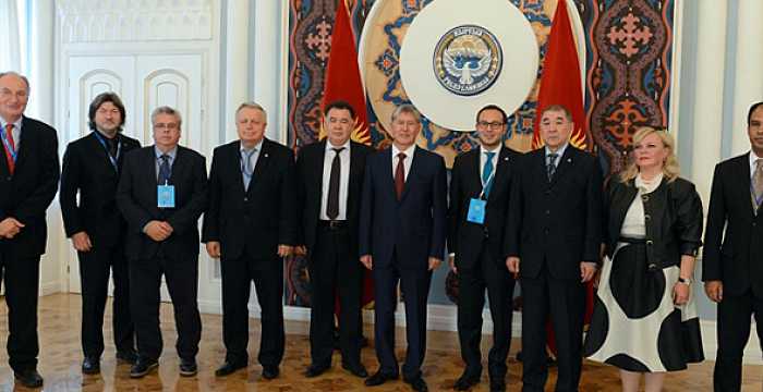 Secretary General of the Turkic Council Ambassador Ramil Hasanov was received by the President of the Kyrgyz Republic H.E. Almazbek Atambayev.