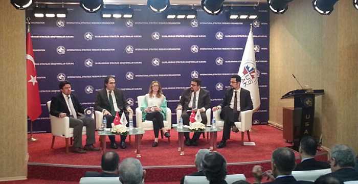 Project Director Zamin Aliyev attended the panel discussion entitled `Implications of the Turkey-Russia Crisis: A Multi-Dimensional Debate` organized by International Strategic Research Organization (USAK)