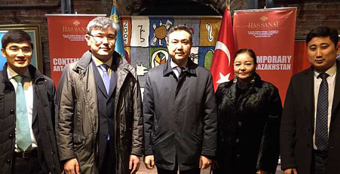 Turkic Council delegation headed by the Deputy Secretary General Abzal Saparbekuly participated in the opening of the Exhibition themed ‘Contemporary Art of Kazakhstan’