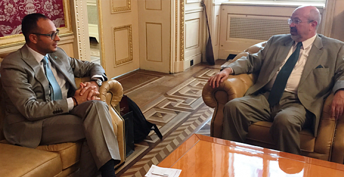 Secretary General Ambassador Ramil Hasanov visited Ambassador Lamberto Zannier, Secretary General of OSCE on 21 July 2015 in Vienna