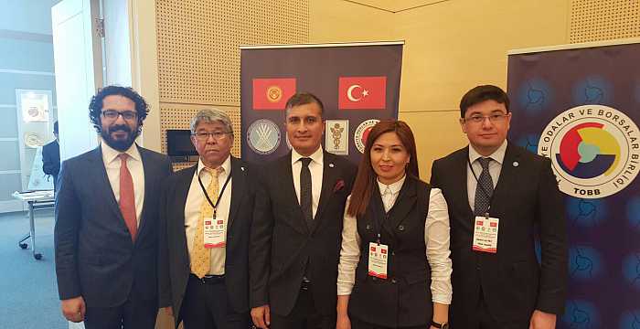 Deputy Secretary General Dr. Ömer Kocaman met with Marat Sharshakaev President of Chamber of Commerce and Industry of the Kyrgyz Republic. 