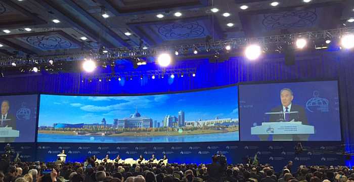 Ambassador Ramil Hasanov participated in the Plenary session of the Astana Economic Forum with participation of H.E. Nursultan Nazarbayev, President of the Republic of Kazakhstan. 