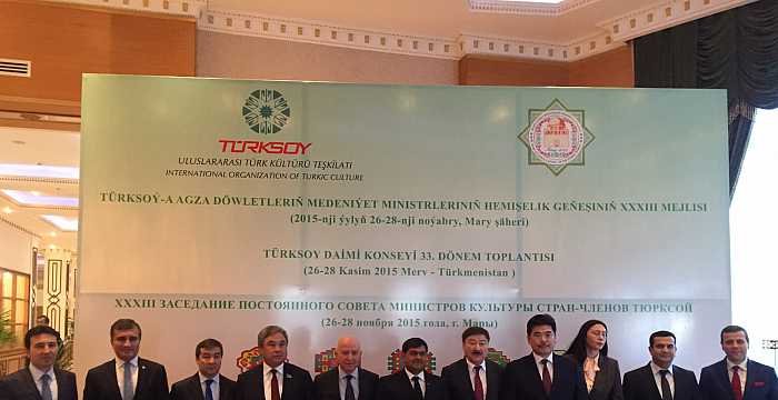 Turkic Council Delegation headed by Deputy Secretary General of the Turkic Council Dr. Ömer Kocaman has participated in the 33rd meeting of the Permanent Council of Ministers of Culture of TURKSOY held in Merv city of Turkmenistan.