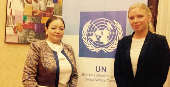 Turkic Council Project Director Yıldız Uzakova attended the Reception on the occasion of the United Nations` 70th anniversary. 