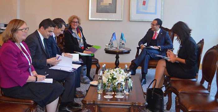 Turkic Council Secretary General Ambassador Ramil Hasanov had bilateral talks with HE Cihan Sultanoğlu, Deputy Assistant Administrator and Deputy Regional Director of the UNDP RBEC.