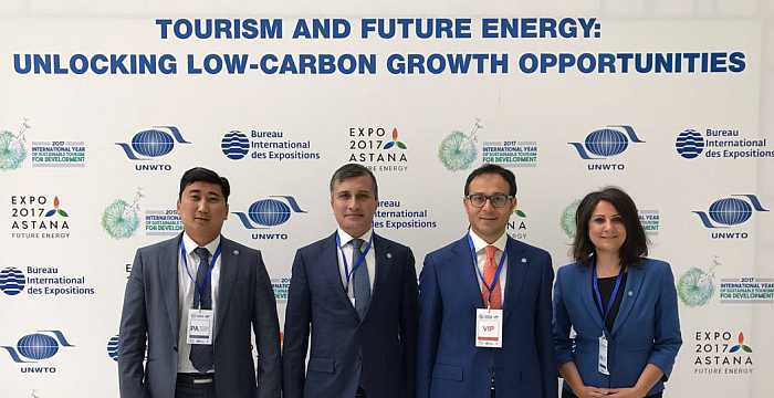 Ambassador Ramil Hasanov, Secretary General of the Turkic Council participated in the opening ceremony of the World Conference on Tourism and Future Energy: Unlocking low-carbon growth opportunities.