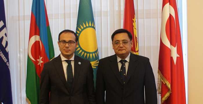 Secretary General Ramil Hasanov met with Secretary General of TURKPA, Mr. Jandos Asanov, on 1 October 2014