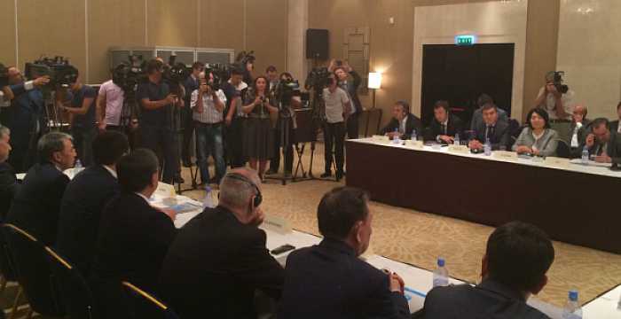 Press Conference was held after the First Meeting of the Ministers and High Officials in charge of Information and Media of the Turkic Council.