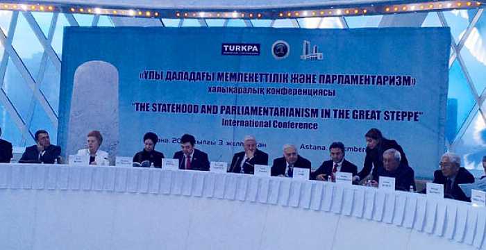 Deputy Secretary General Abzal Saparbekuly participated at the opening ceremony of «Мәңгітас» (`Eternal stone`) and International Conference `Statehood and Parliamentarism in the Great  Steppe`