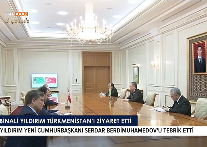 Chairman of Council of Elders, H.E. Binali Yıldırım visited Turkmenistan