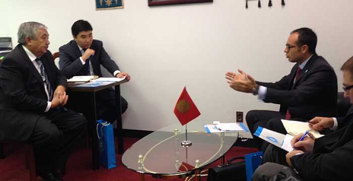 Secretary General Mr. Ramil Hasanov met with Permanent Representative of the Kyrgyz Republic to the UN 