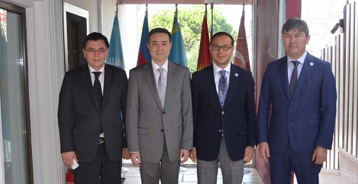 Mr. Yerkebulan Sapiyev, Consul General of Kazakhstan in Istanbul visited Secretary General Mr. Ramil Hasanov