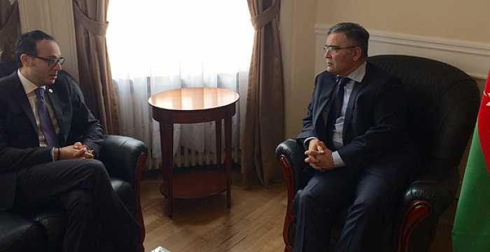 Secretary General of the Turkic Council Ambassador Ramil Hasanov met with Ambassador Fuad Isgandarov.