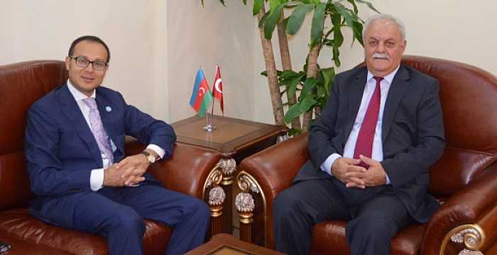 Courtesy visit of Secretary General Mr. Ramil Hasanov to Consul General of Azerbaijan Republic in Istanbul.