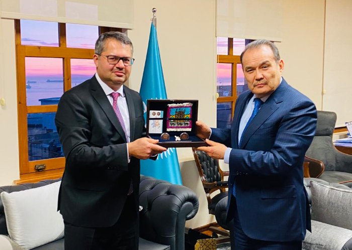 The Ambassador of Azerbaijan paid a courtesy visit to the Turkic Council Secretary General.