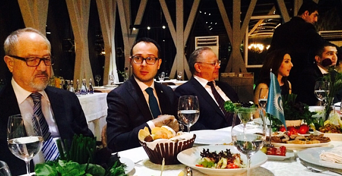 Ambassador Ramil Hasanov gave a dinner to the guets of the Turkic Council Junior Diplomats 2nd Education Program.