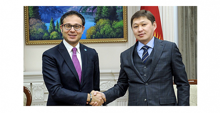 Secretary General of the Turkic Council Ambassador Ramil Hasanov held a bilateral meeting with the Prime Minister of the Kyrgyz Republic, Sapar Isakov.