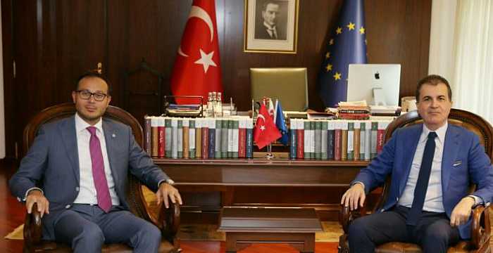 Secretary General of the Turkic Council Ambassador Ramil Hasanov visited HE. Ömer Çelik, Minister for EU Affairs and Chief Negotiator of the Republic of Turkey.