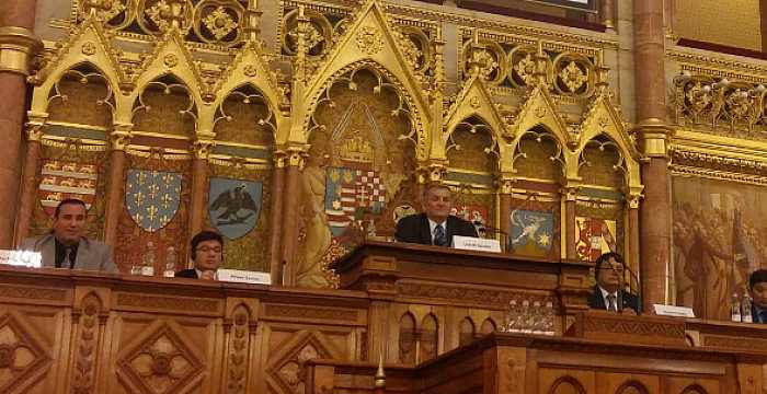 Project Directors of the Turkic Council Zamin Aliyev and Yedil Myrzakhanov participated at the opening ceremony of the 6th Kurultai, meeting of the Hun and Turkic rooted nations.