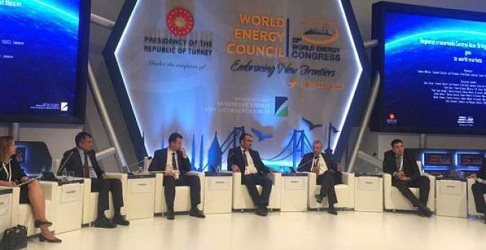 Deputy Secretary General of the Turkic Council Dr. Ömer Kocaman delivered a speech in the panel session entitled ‘Regional Crossroads: Bringing Caspian Basin gas to world markets’ organized within the framework of the 23rd World Energy Congress.