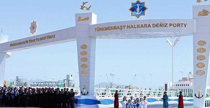 Secretary General of the Turkic Council Ambassador Ramil Hasanov attended the Opening Ceremony of Turkmenbashi Sea Port.