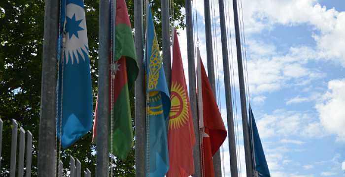 The flags of the Secretariat of the Turkic Council were lowered to half-staff.