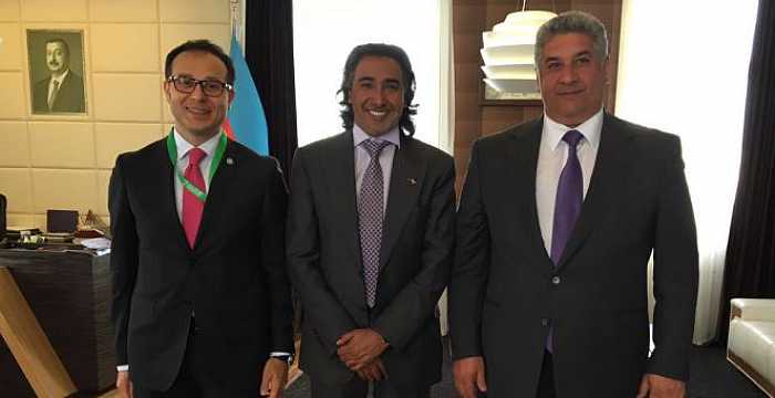 Ambassador Ramil Hasanov, Secretary General of the Turkic Council had a meeting with Mr. Mohammed Hanzab, President of the International Centre for Sport Security (ICSS) and Mr. Azad Rahimov, Minister of Youth and Sports of the Republic of Azerbaijan.