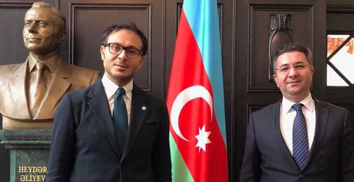 Ambassador Ramil Hasanov, Secretary General of the Turkic Council visited Mr. Ramin Hasanov, Ambassador of the  Republic of Azerbaijan to the Federal Republic of Germany.