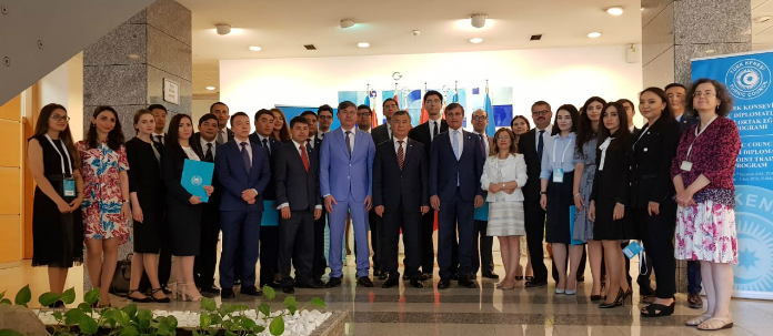 Closing Ceremony of the Turkic Council Junior Diplomats 5th Joint Training Program took place at Diplomacy Academy of the Ministry of Foreign Affairs of the Republic of Turkey on 4 July 2018.