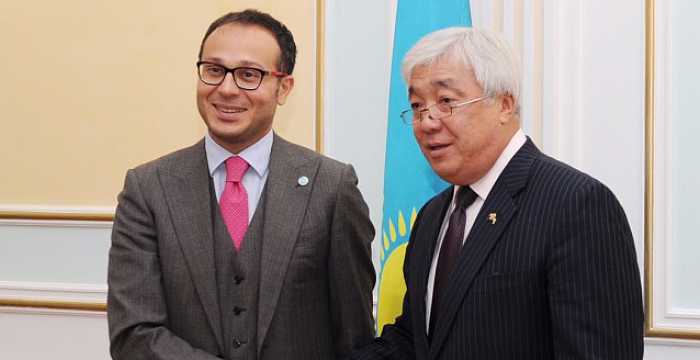 Secretary General of the Turkic Council Ambassador Ramil Hasanov visited Minister of Foreign Affairs of the Republic of Kazakhstan Erlan Idrissov on 1 June 2016