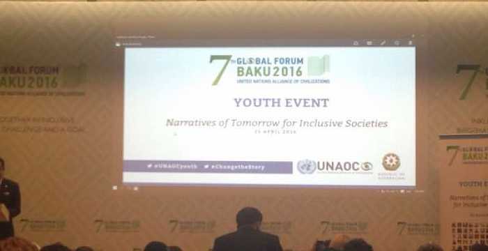 Project Director of the Turkic Council Pelin Musabay Baki participated in the Youth Event and the Business Symposium on the first day of the United Nations Alliance of Civilizations (UNAOC) 7th Global Forum