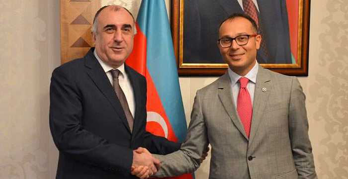 Secretary General of the Turkic Council Ambassador Ramil Hasanov met with H.E. Elmar Mammadyarov, Minister of Foreign Affairs of the Republic of Azerbaijan.