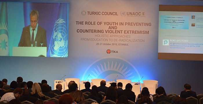 Opening Ceremony of the International Conference on the `Role of Youth in Preventing and Countering Violent Extremism` continues with the Speeches of the Keynote Speakers.